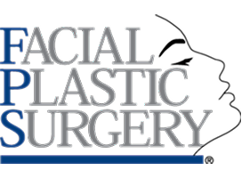 Facial plastic surgery logo and text design.